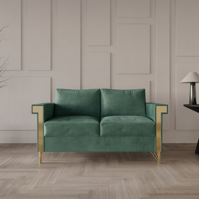 Snaresbrook Fabric 56.30'' Reception Loveseat