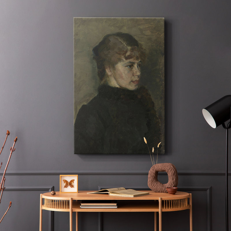 Impression de portrait rétro CXLVII - galerie enveloppée Cavas, H 27 po x l 18 po