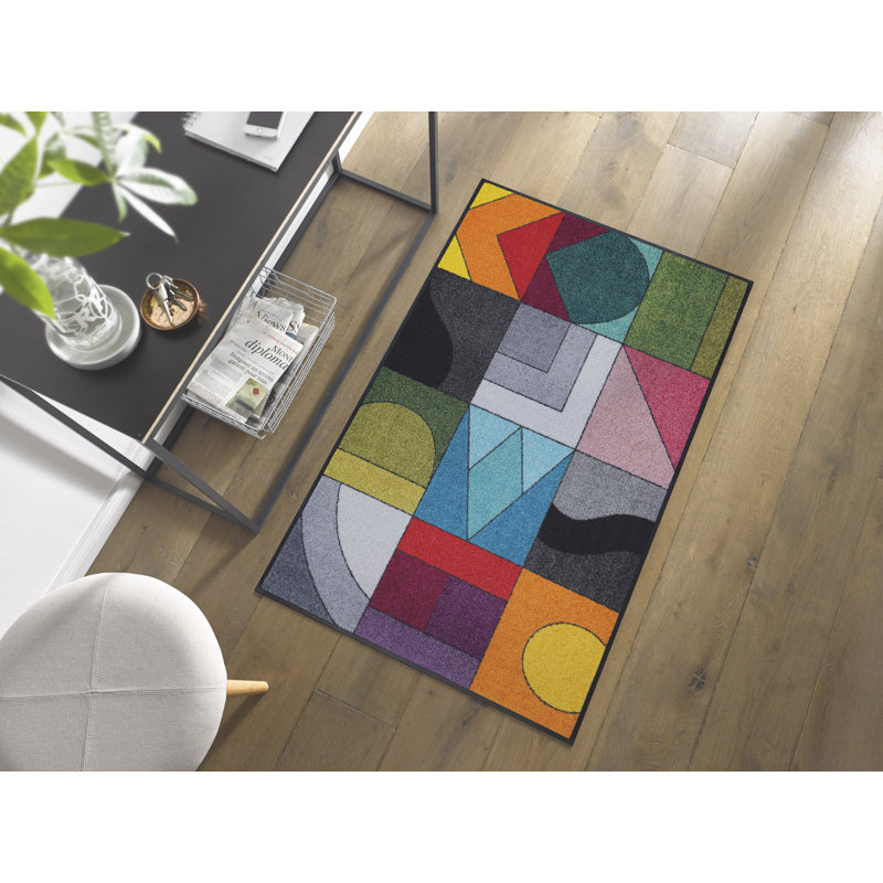 Momix Non-Slip Abstract Doormat, Rectangular 75 x 120cm