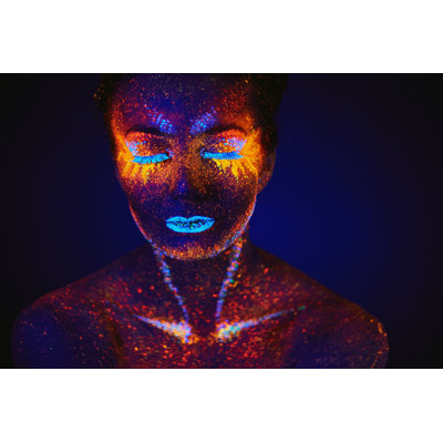 Uv Portrait - Wrapped Canvas Print
