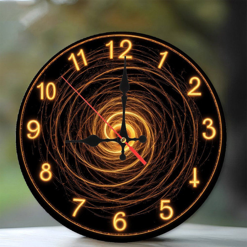 Artistic Swirling Clock Wall Decoration Home Decor