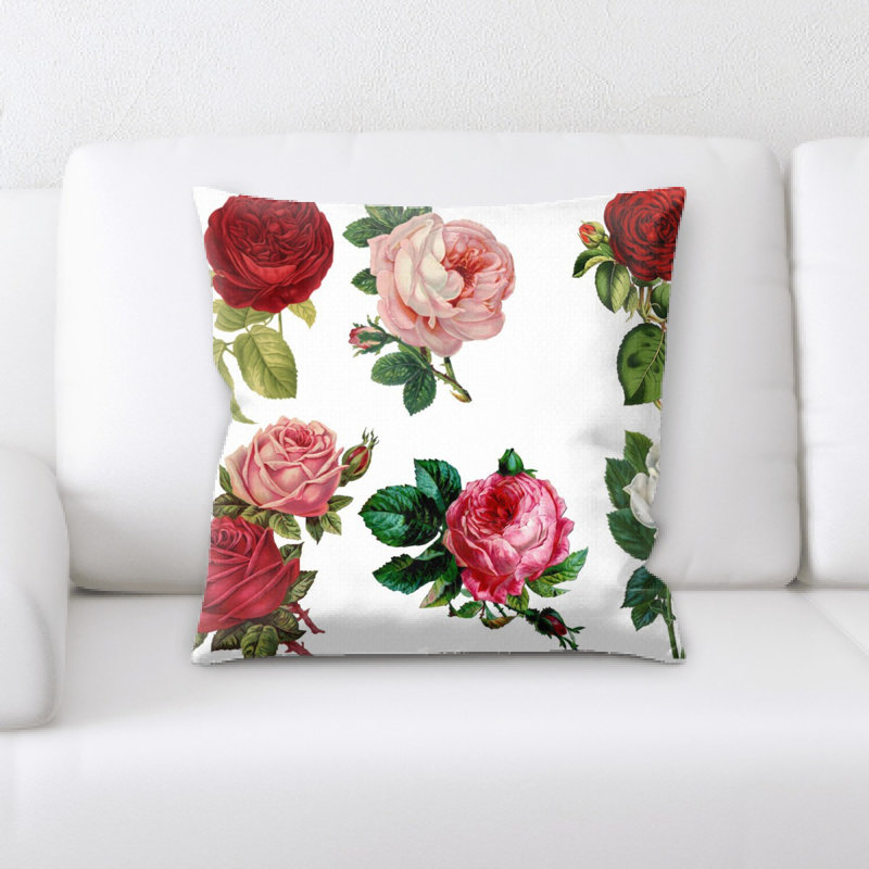 Coussin roses