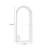 Half-Circle Solid Wood+Rattan Full Length Mirrors-129874657