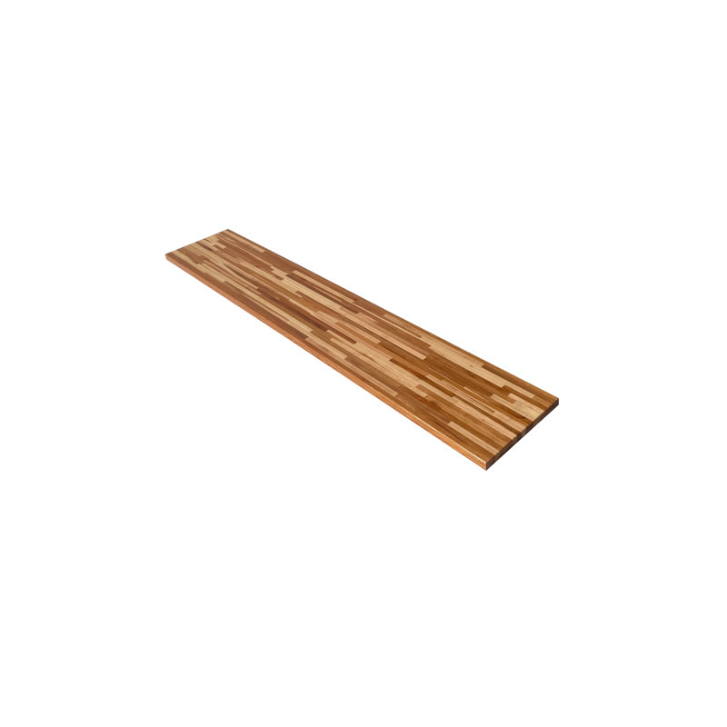 Dessus Knya Butcher Block, Noyer blanc, 1,5 po x 26 po x 84 po