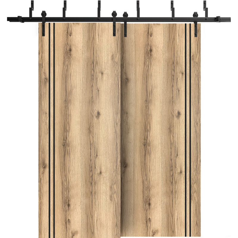 Finition en bois massif manufacturé, Chêne, 56 po x 96 po
