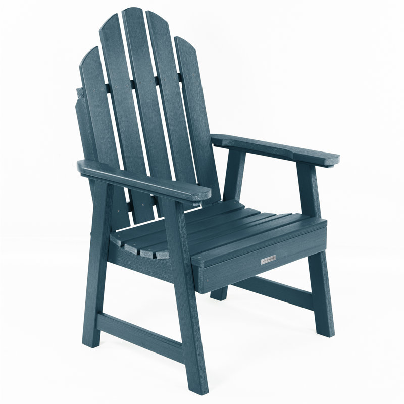 Chaise Adirondack en plastique / résine Rialto, Bleu Nantucket