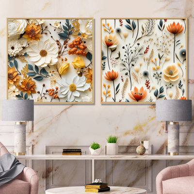 Ensemble de salon Ismay - Floral Wall Art