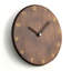 Solid Wood Analogue Wall Clock-422445450