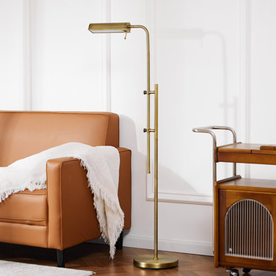 62.5" Industrial LED Task Floor Lamp