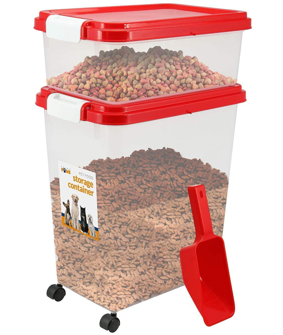Plastic Food Storage Container - Set of Containers and 1 Lids