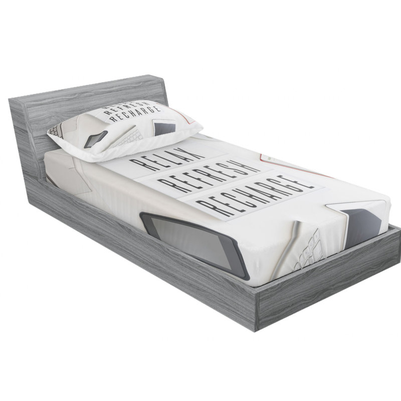 Microfiber Sheet Set, Twin Sheet Set with Fitted Sheet