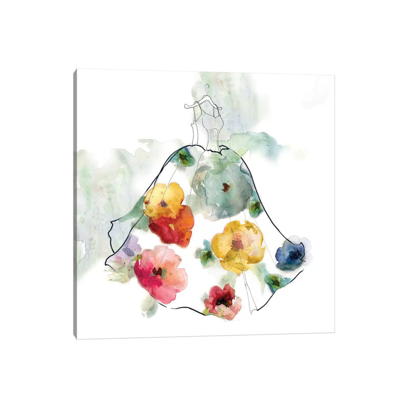 Fashionable Florals I by Carol Robinson - Print on Canvas, 66.04 cm H x 66.04 cm W x 1.91 cm D, Wrapped Canvas