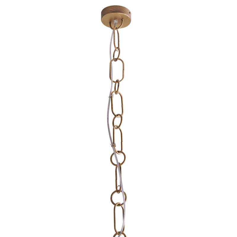 Luminaire suspendu Amo - Ambre, Transparent / ambre