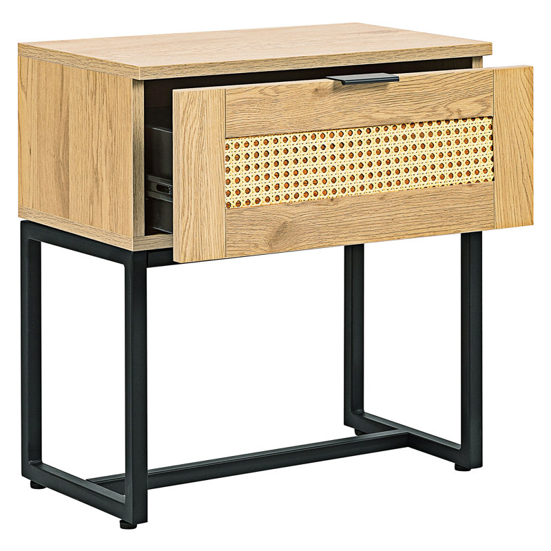 Table de chevet en bois manufacturé