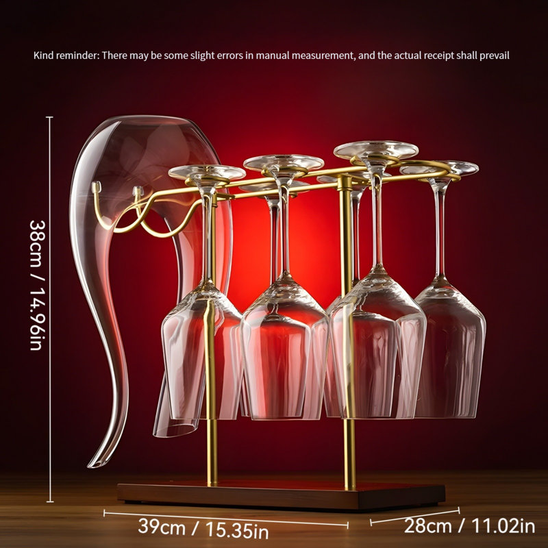 Ensemble de porte-bouteilles Light Luxury