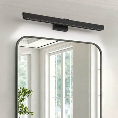 34.5 in. Modern Black Dimmable LED Bath Bar Vanity Light 22W, 5500K Daylight