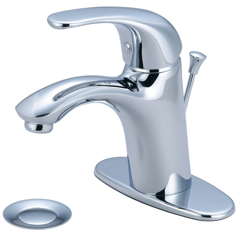 Vellano Single-handle Bathroom Faucet with Drain Assembly, Polished Chrome