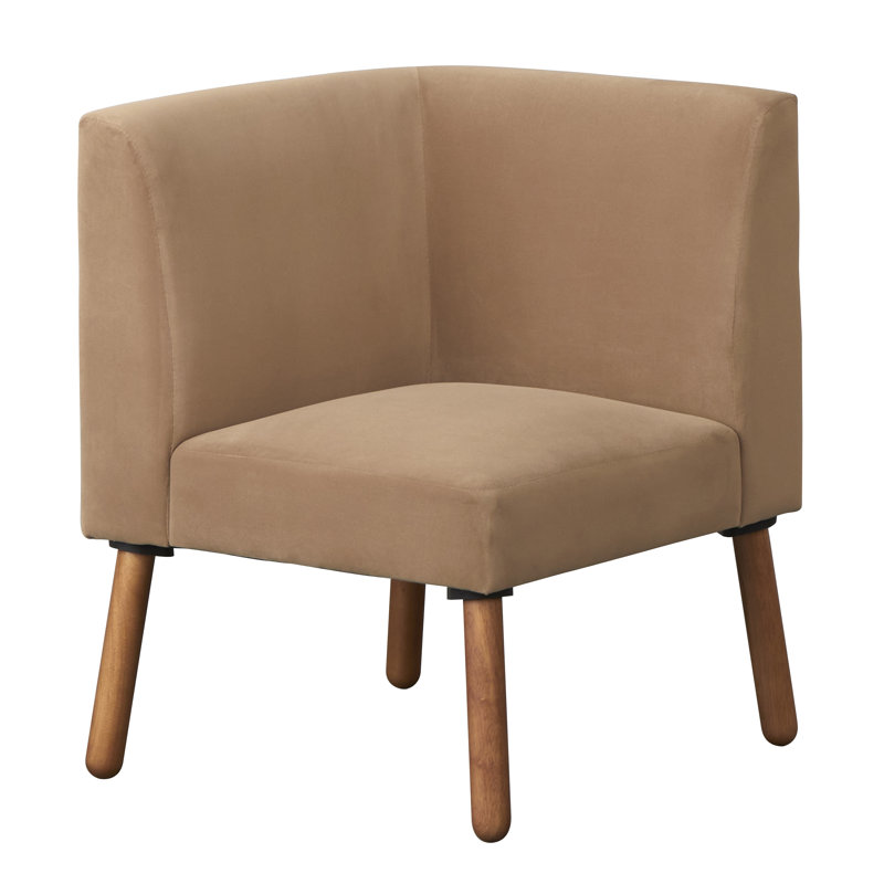 Fauteuil d'angle Briette, Tanné