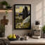 Cypress Rising Art Deco - Wrapped Canvas-1634097779-1634097781