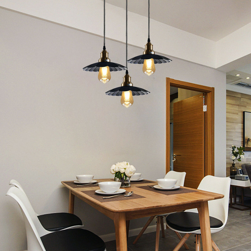 Sharpe 3 - Light Black Cluster Pendant