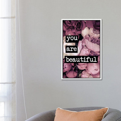 You Are Beautiful - Print on Canvas