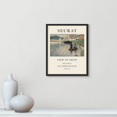 Old Masters Collection "View of Seine" Print