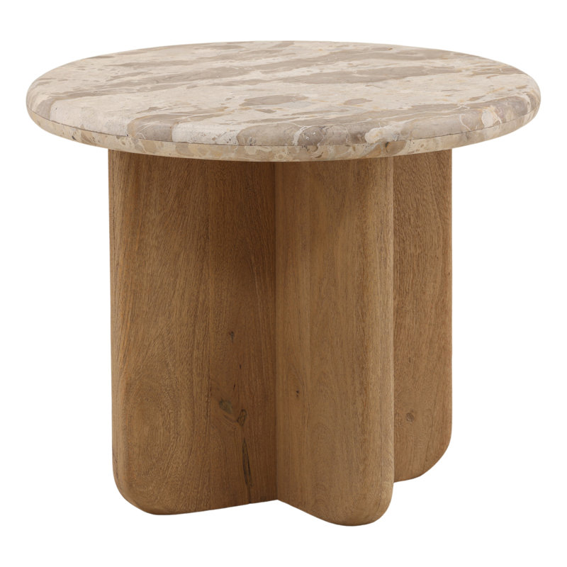 Layna Side Table Beige
