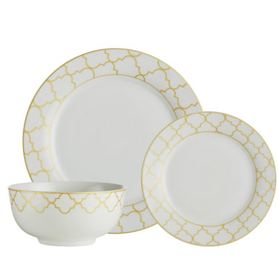 Piece Porcelain China Dinnerware Set - Service for 4