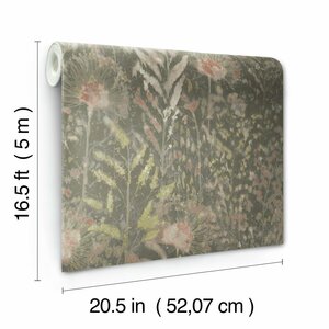 York Wallcoverings Peel & Stick Floral Roll & Reviews | Wayfair