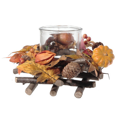Petite ouragan en verre pour automne