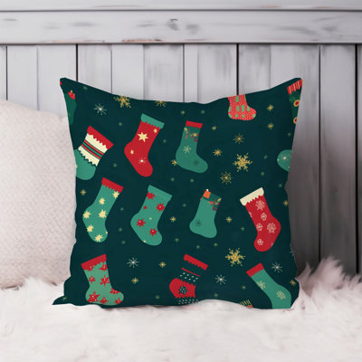 Holiday Christmas Stocking Pattern II Modern