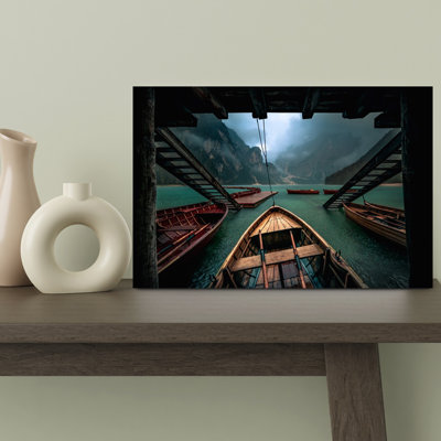 «Storm in Braies», art mural contemporain