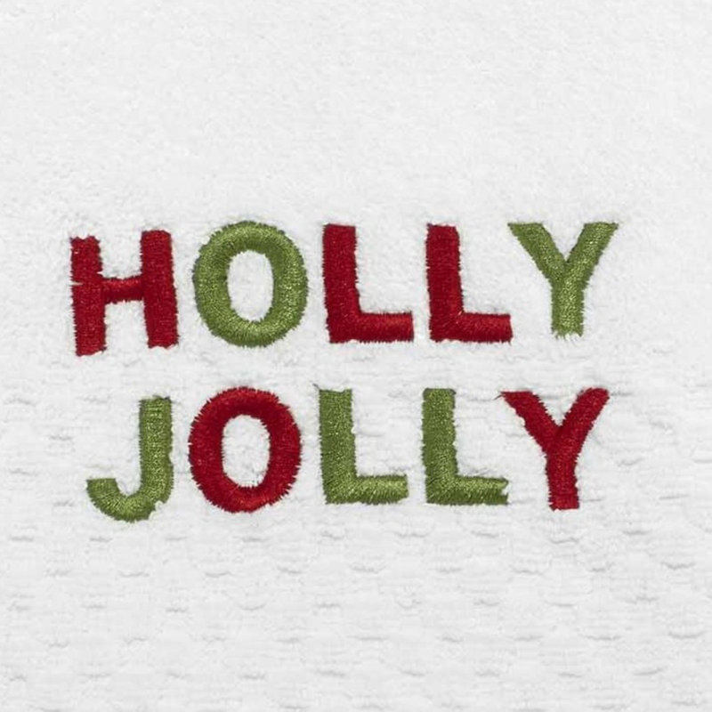  Holly Jolly 2-Pack Hand Towel Set