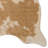 Lilianna Faux Cowhide Caramel and Cream Rug-1577727847