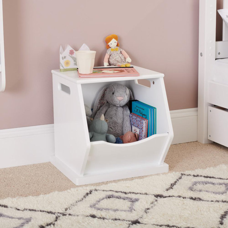 Single Stacking Storage Trunk, White