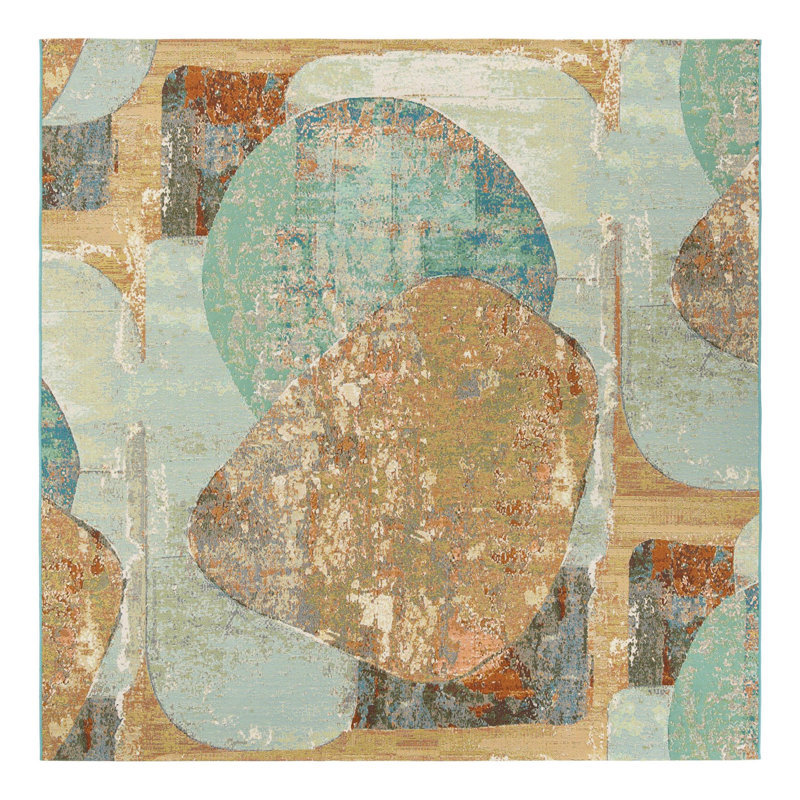 Keazia Indoor/Outdoor Area Rug, Square 10'
