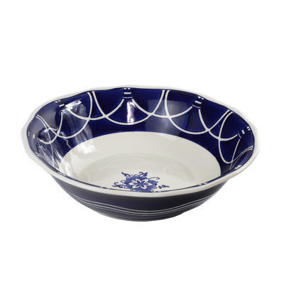 Bol de service 12 "Blue Garden