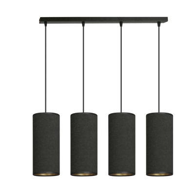 Ealidh 4 - Light Steel Kitchen Island Pendant