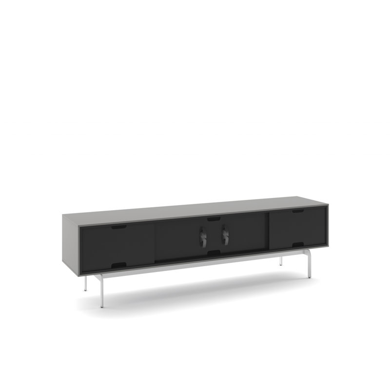 Align Media Console, Satin White, 23”H x 81”L x 18”W