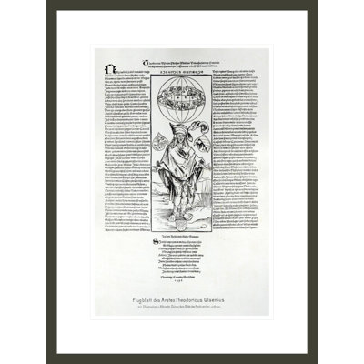 Illustration de la syphilis par Albrecht Dürer, impression giclée sur cadre