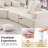 Special-Shaped Frame For Oversized Modular U Shaped Sectional Sofa,Luxury Boucle Floor Couch,Convertible Compressed Couch,Spacious Foam-Filled Sofa For Living Room,2 Colors