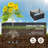2Pc 23.5" Elevated Herb & Vegetable Planting Box Kit W/ Versatile Uses, Dark Gray