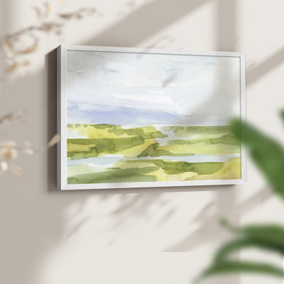 Watery Lowlands III - Reproduction encadrée - Restickable
