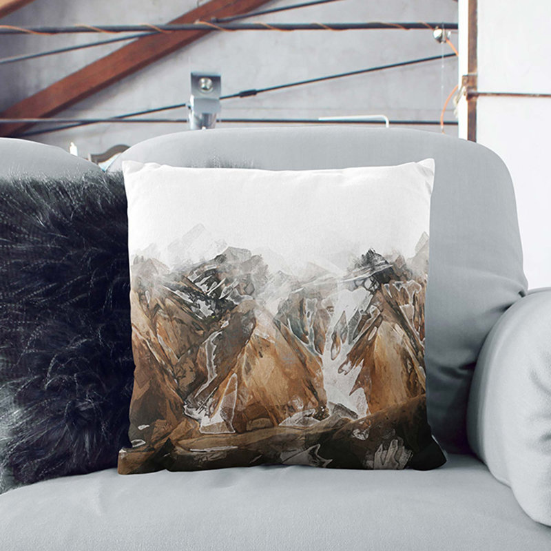 Square Cushion, Black, 55cm H x 55cm W x 20cm D
