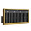 48 in. 800 CFM Wall Mounted Range Hood with Gold Accents-107317985