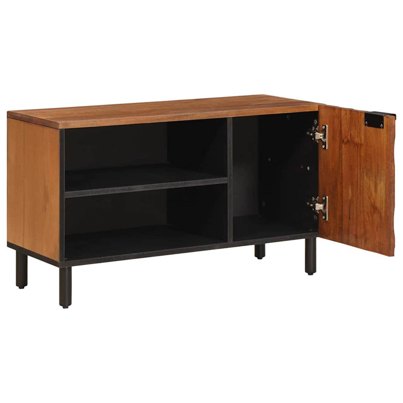 Unfinished TV Stand for TVs up to 88", Acacia Brown 