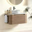 Meuble-lavabo courbé avec rangement à fermeture en douceur et porte-serviettes intégré-1478224093-1478224095