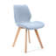 Henrieville 41cm H Velvet Upholstered Upholstered Back Side Chair-306949847
