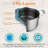 NutriChef 5 Quarts Non-Stick Stainless Steel Stock Pot
