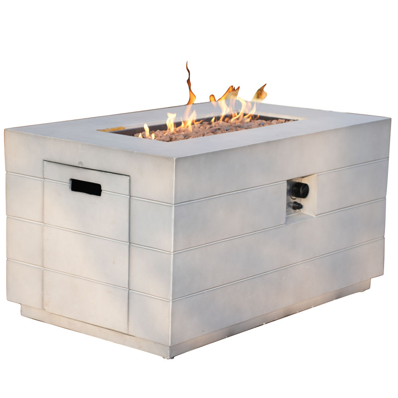 Mireno Propane Outdoor Fire Pit with Lid